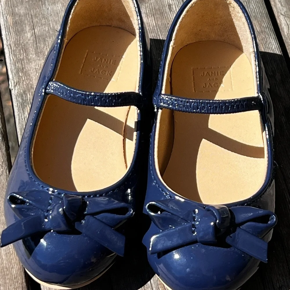 Janie And Jack Patent Bow Ballet Flat 🥿